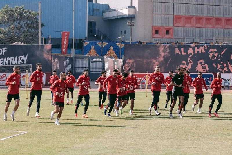 كواليس مران الأهلي استعدادًا لمواجهة البنك الأهلي بـ دوري نايل