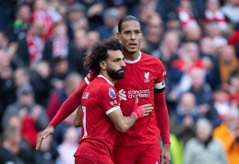 محمد صلاح وفان دايك