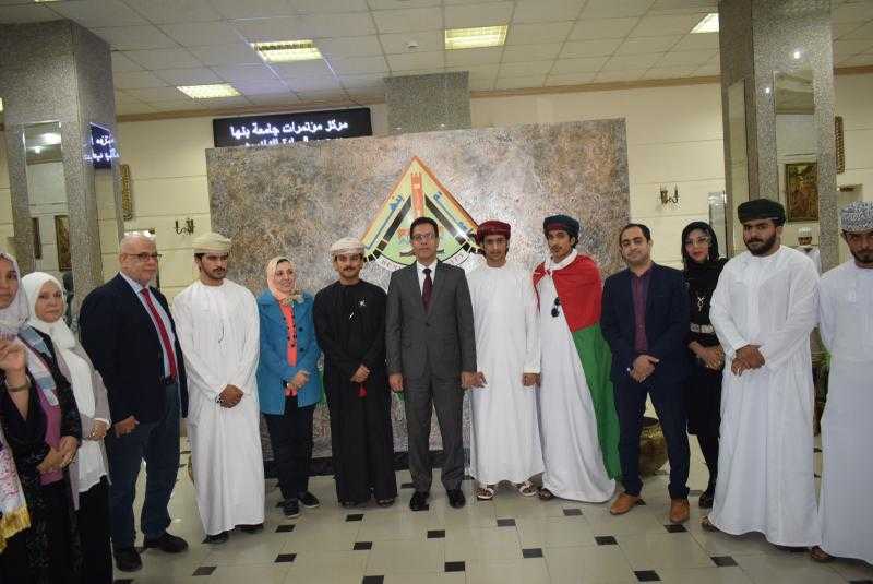 الجيزاوي يشهد احتفال طلاب جامعة بنها باليوم الوطني العماني ال 54