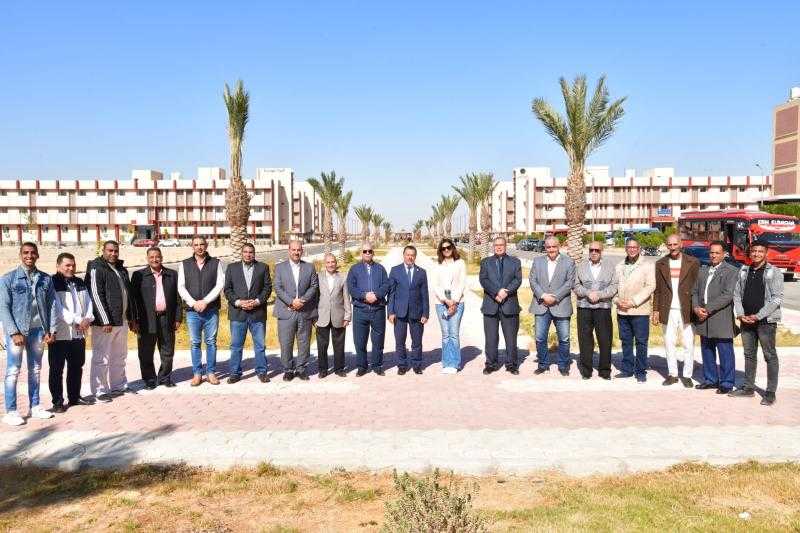 تدشين مبادرة مشوارك علينا بجامعة الوادى الجديد