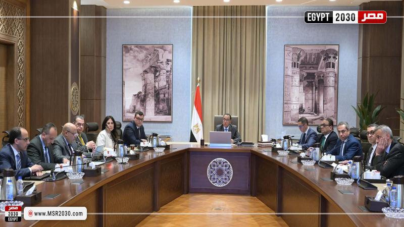 الدكتور مصطفى مدبولي، رئيس مجلس الوزراء خلال الاجتماع