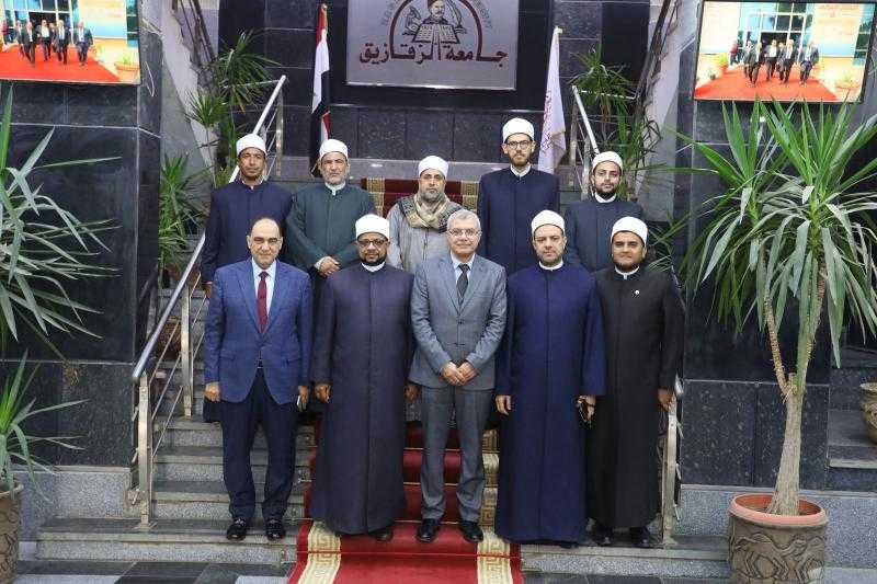 جامعة الزقازيق تستضيف اللقاء الأول من أسبوع الدعوة الإسلامية الرابع بعنوان الإنسان والقيم فى التصور الإسلامي