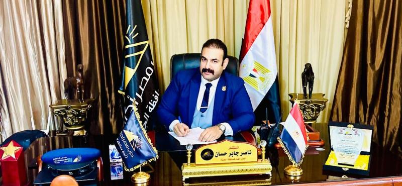 المستشار ناصر جابر حسان أمين حزب مصر أكتوبر بالجيزة