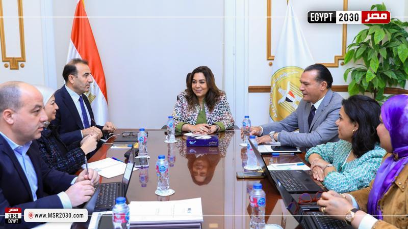 الدكتورة منال عوض وزيرة التنمية المحلية تستقبل غمار ديب نائب الممثل المقيم لبرنامج الأمم المتحدة