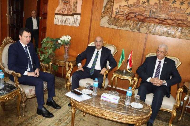 القاصد يستقبل رئيس مكتب هيئة الرقابة الادارية بمحافظة المنوفية