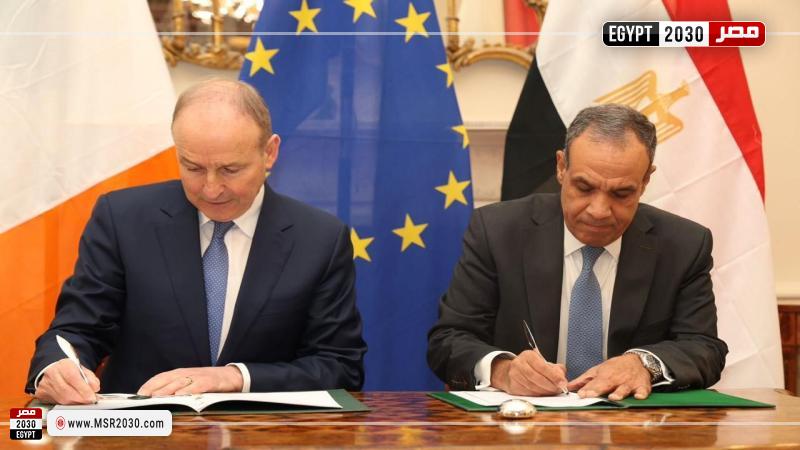 وزير الخارجية والهجرة يوقع مذكرة تفاهم لتدشين آلية للتشاور السياسى مع أيرلندا