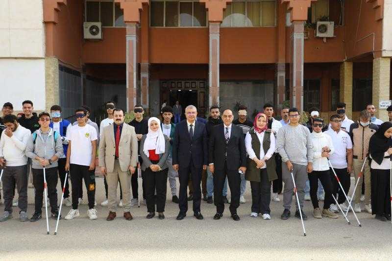انطلاق فعاليات اليوم الأول للمبادرة الشاملة لدمج الطلاب ذوى الإعاقة وتوعيتهم بحقوقهم بجامعة الزقازيق
