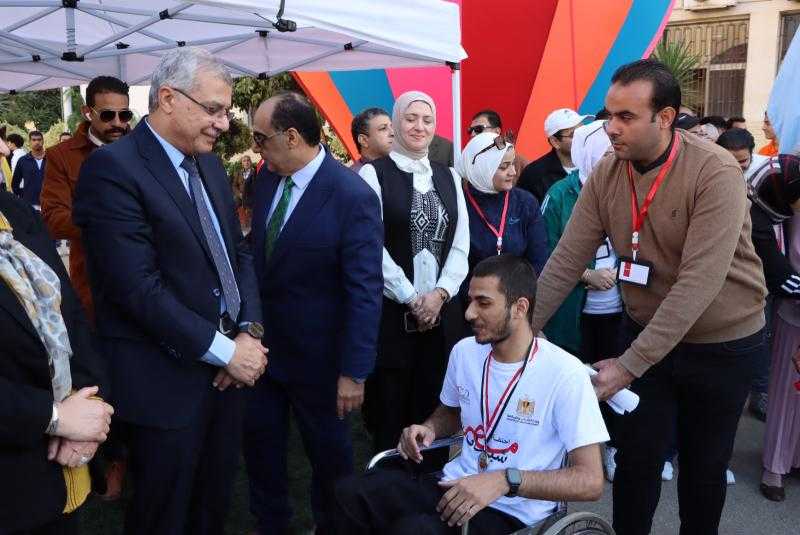 ماراثون طريقنا واحد بجامعة الزقازيق يعزز دمج ذوي الإعاقة في المجتمع ضمن مبادرة تمكين