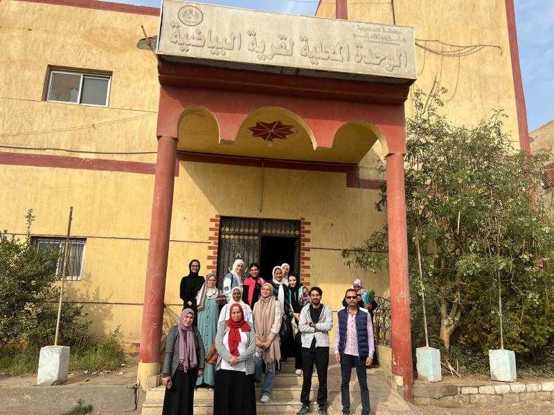 جامعة قناة السويس تطلق مبادرة طرق الباب لتقديم خدمات صحية شاملة بقرية البياضية بالقنطرة غرب