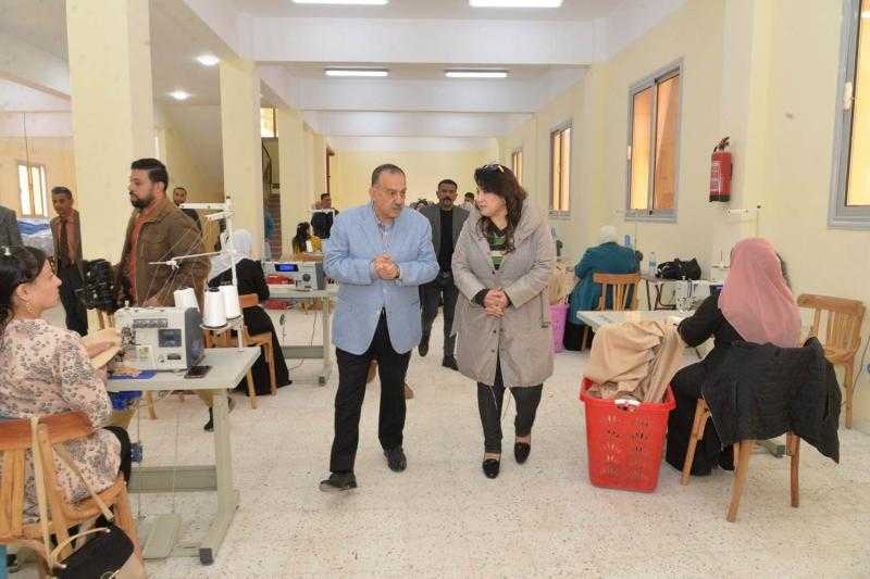 محافظ أسيوط يتفقد المجمع الصناعي الحرفي بالشامية بساحل سليم