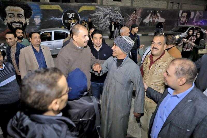 محافظ سوهاج يتفقد أعمال التطوير والتجميل بحي شرق