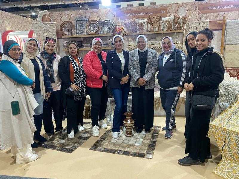 الشباب والرياضة تشارك بفاعاليات معرض تراثنا من خلال المشغولات الحرفية واليدوية لعضوات أندية الفتاة والمرأة جميلة