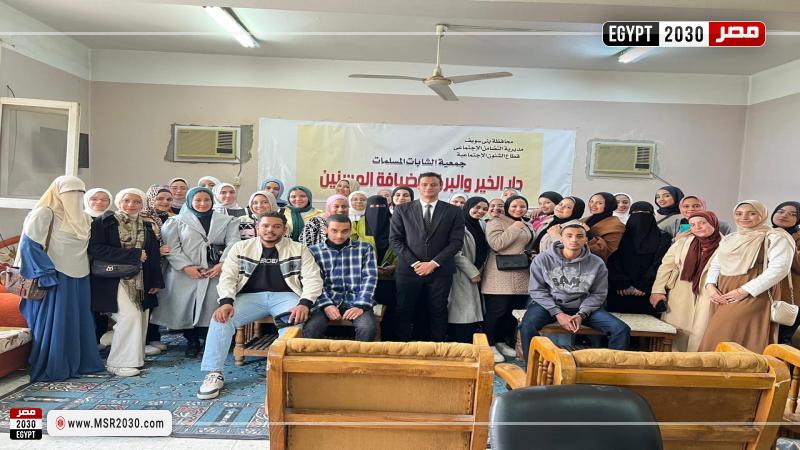 طلاب علم النفس الإكلينيكي بجامعة بني سويف الأهلية