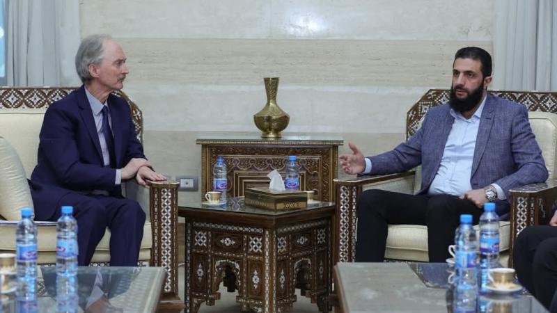 القائد العام للإدارة السورية الجديدة أحمد الشرع 