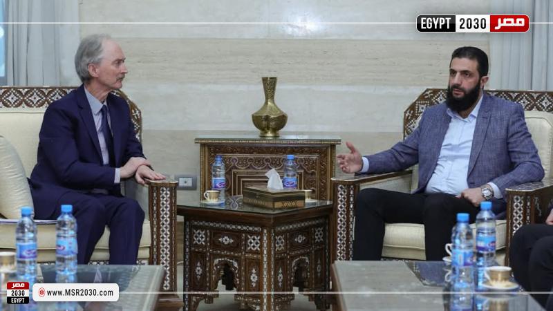 القائد العام للإدارة السورية الجديدة أحمد الشرع