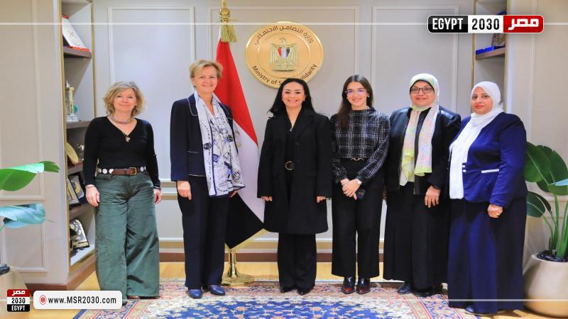 وزيرة التضامن الاجتماعي