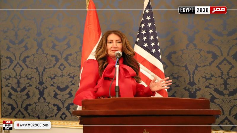 السفيرة الأمريكية في القاهرة هيرو مصطفى جارج