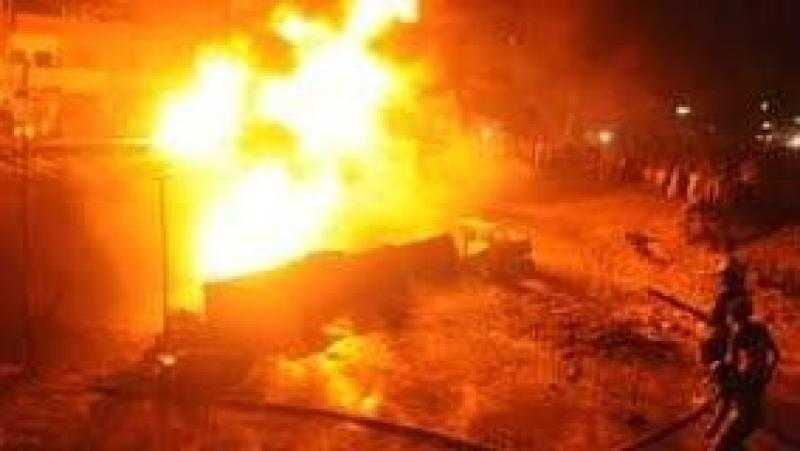 تجدد اشتعال النيران في مخازن التوفيقية.. اعرف السبب