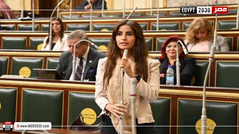 النائبة إيلاريا حارص، عضو لجنة العلاقات الخارجية بمجلس النواب