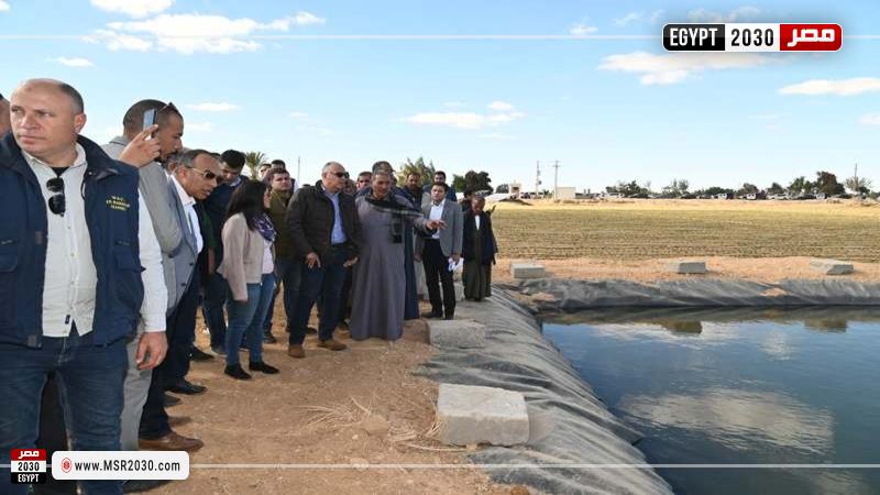 تفقد الدكتور سويلم أعمال تطوير الري بمنطقة استصلاح غرب سمالوط