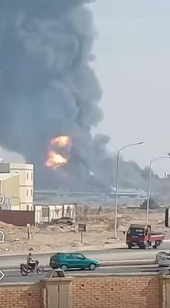 ارتفاع مصابى حريق مصنع فوم بالعاشر من رمضان لـ 9 أشخاص