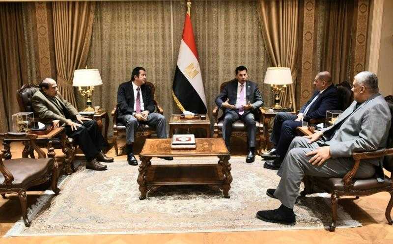 وزير الشباب والرياضة يبحث الترتيبات النهائية لمعرض ومؤتمر إسبورتس إكسبو بنسخته الثالثة