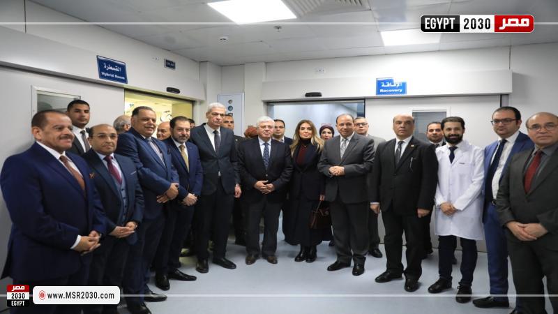 وزير التعليم العالي ورئيس جامعة المنصورة