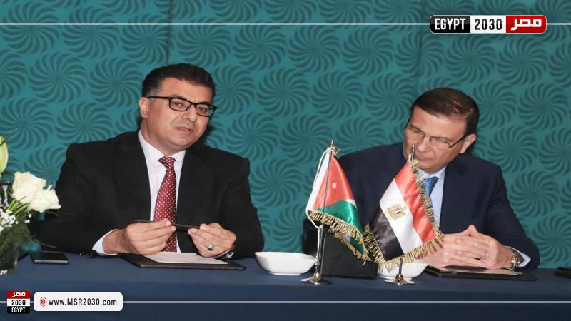 وزيرا الزراعة في مصر والأردن