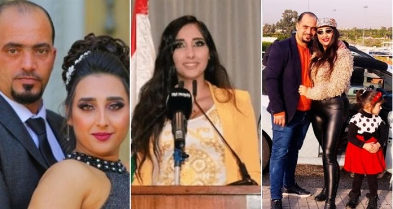 الإعلامية اللبنانية عبير رحال وزوجها