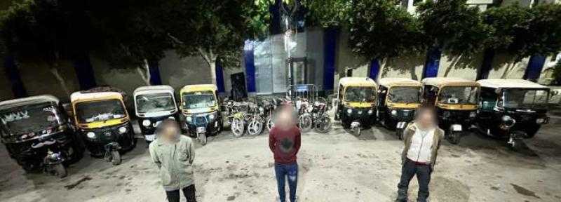 ضبط تشكيل عصابي بالمنيا لسرقة الدراجات النارية