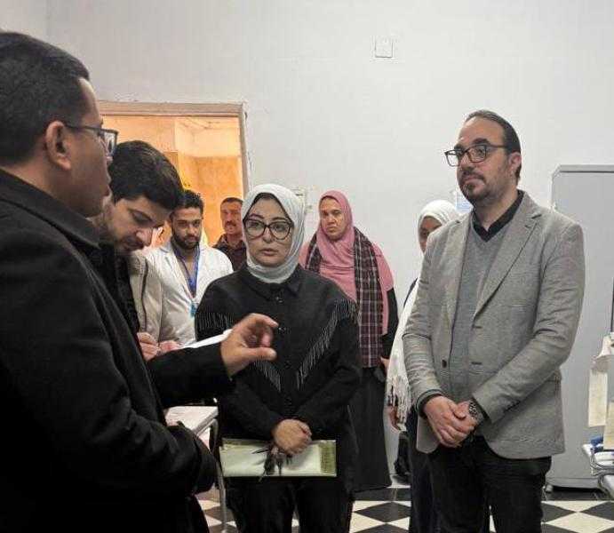 الصحة: فريق الحوكمة والمراجعة الداخلية يتفقد مستشفى رمد بنها ويشيد بأداء الفريق الطبي