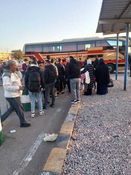 الفوج الرابع من الأشقاء السوريين يغادرون ميناء نويبع البحري وعددهم 132 شخص على متن العبارة ”آيلة”
