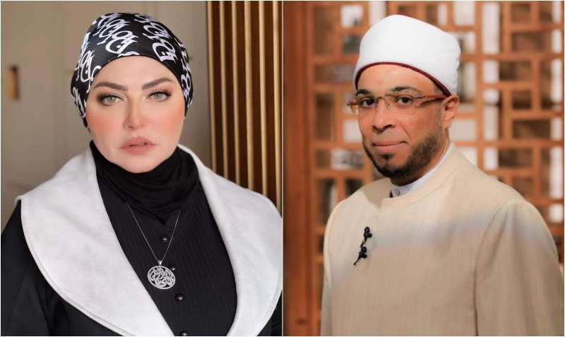 الشيخ محمد أبو بكر والإعلامية ميار الببلاوي