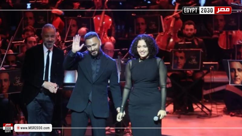 ماس محمد رحيم وتامر حسني