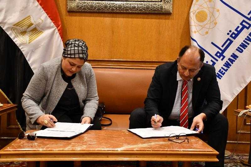 جامعة حلوان توقع بروتوكول تعاون مع جامعة 6 أكتوبر التكنولوجية |صور