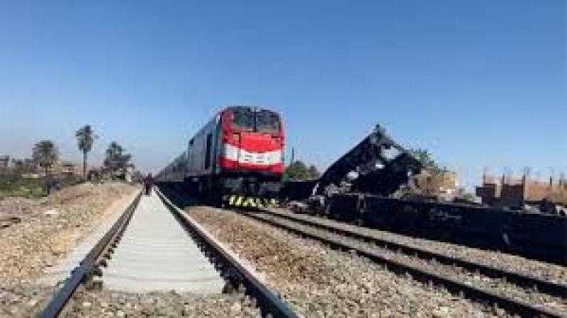 مصرع شاب أسفل عجلات قطار في الغربية