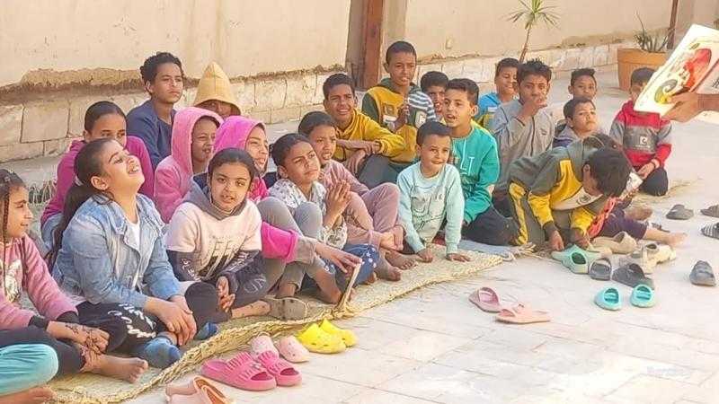 صندوق التنمية ينظم ورشًا للأطفال في قرية حسن فتحي بالأقصر لتعزيز التراث والإبداع