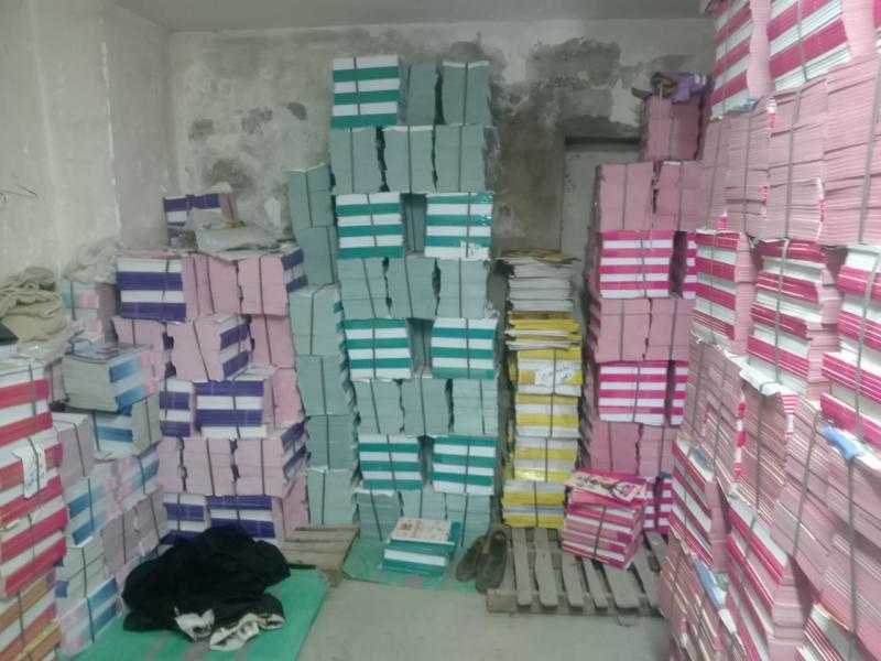 ضبط مالك مطبعة بدون ترخيص وبحوزته 25 ألف مطبوع تجاري مخالف بعين شمس