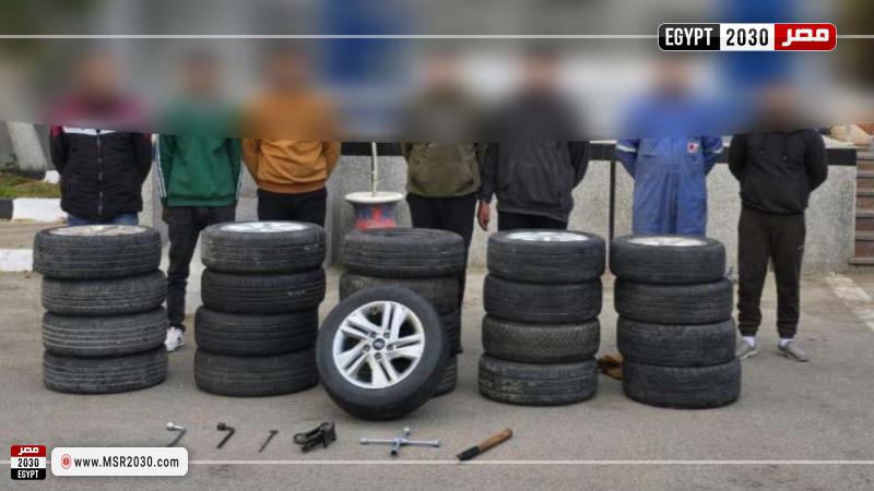 سرقة اطارات السيارات