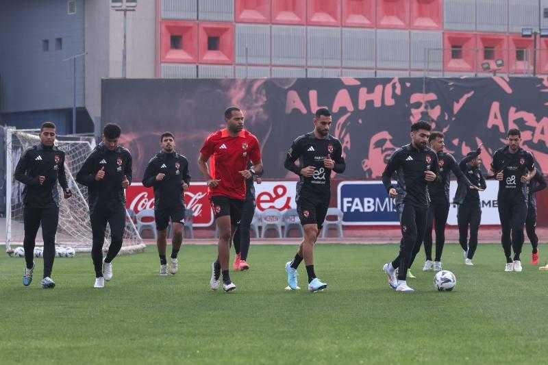 تفاصيل مران الأهلي استعدادًا لمواجهة أورلاندو بـ دوري أبطال إفريقيا