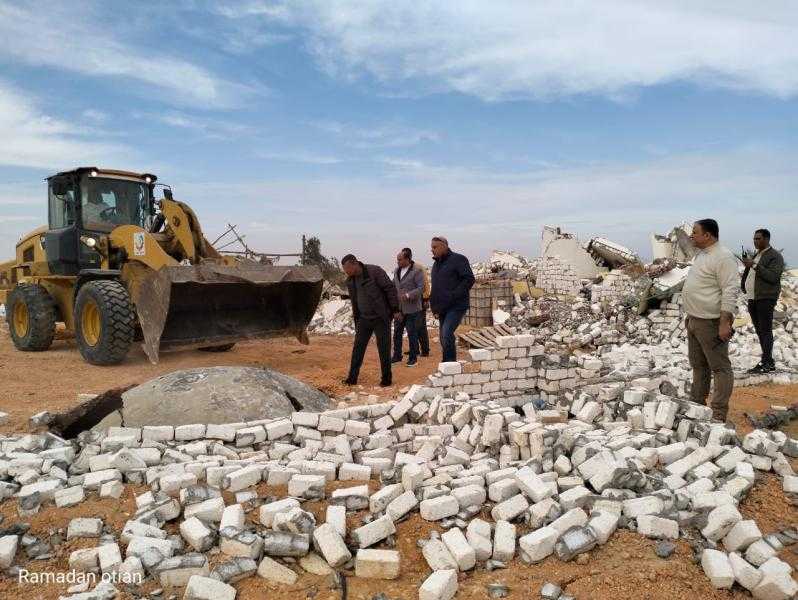 استرداد 3435 فدان أملاك دولة بوادي النطرون وإزالة كافة التعديات عليها بالبحيرة