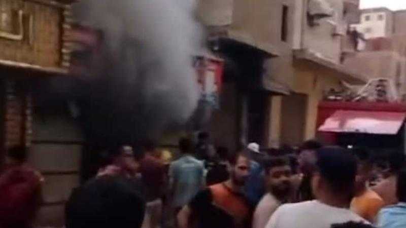 حريق يلتهم محلا تجاريا فى الإسكندرية دون خسائر بشرية