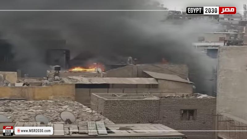 حريق مول العتبة
