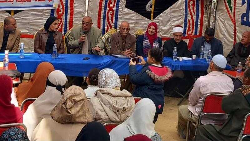 المجلس القومي للسكان بأسيوط ينظم لقاءاً جماهيرياً بقرية عرب أبو كريم بمركز ديروط