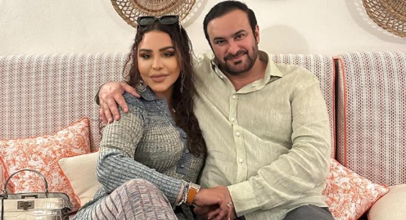 أحلام وزوجها مبارك الهاجري