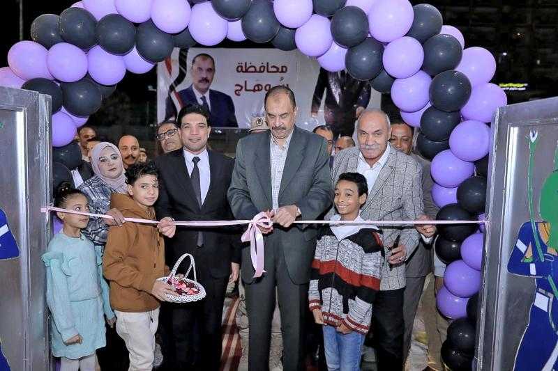 محافظ سوهاج يفتتح الحدائق العامة بميدان الثقافة بعد انتهاء أعمال التطوير والتجميل