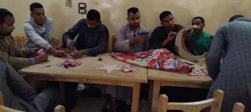 شباب ورياضة الأقصر تنفذ ورش الأركت بمركز شباب الزينيه