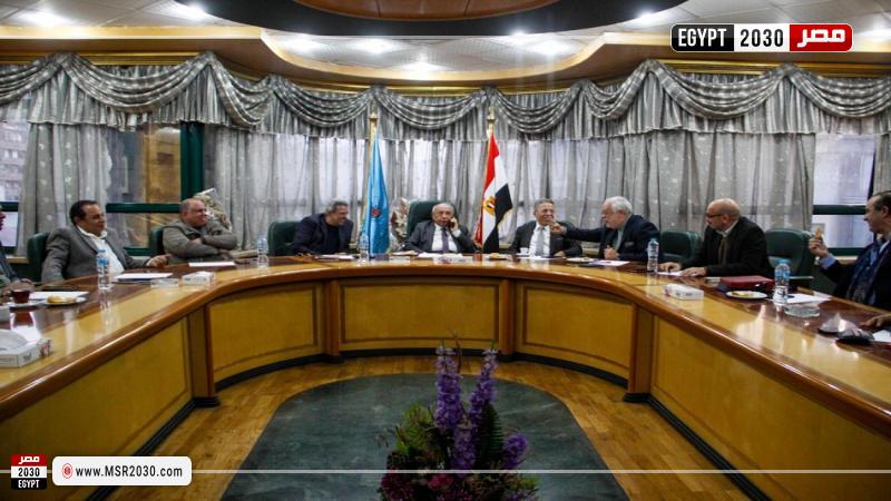اجتماع النقابات المهنية المصرية بنقابة الصحفيين