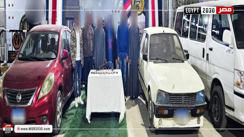 ضبط تشكيل عصابى