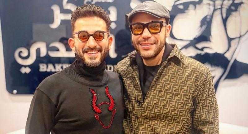 محمد إمام يحضر مسرحية ”بني آدم” لأحمد حلمي في موسم الرياض